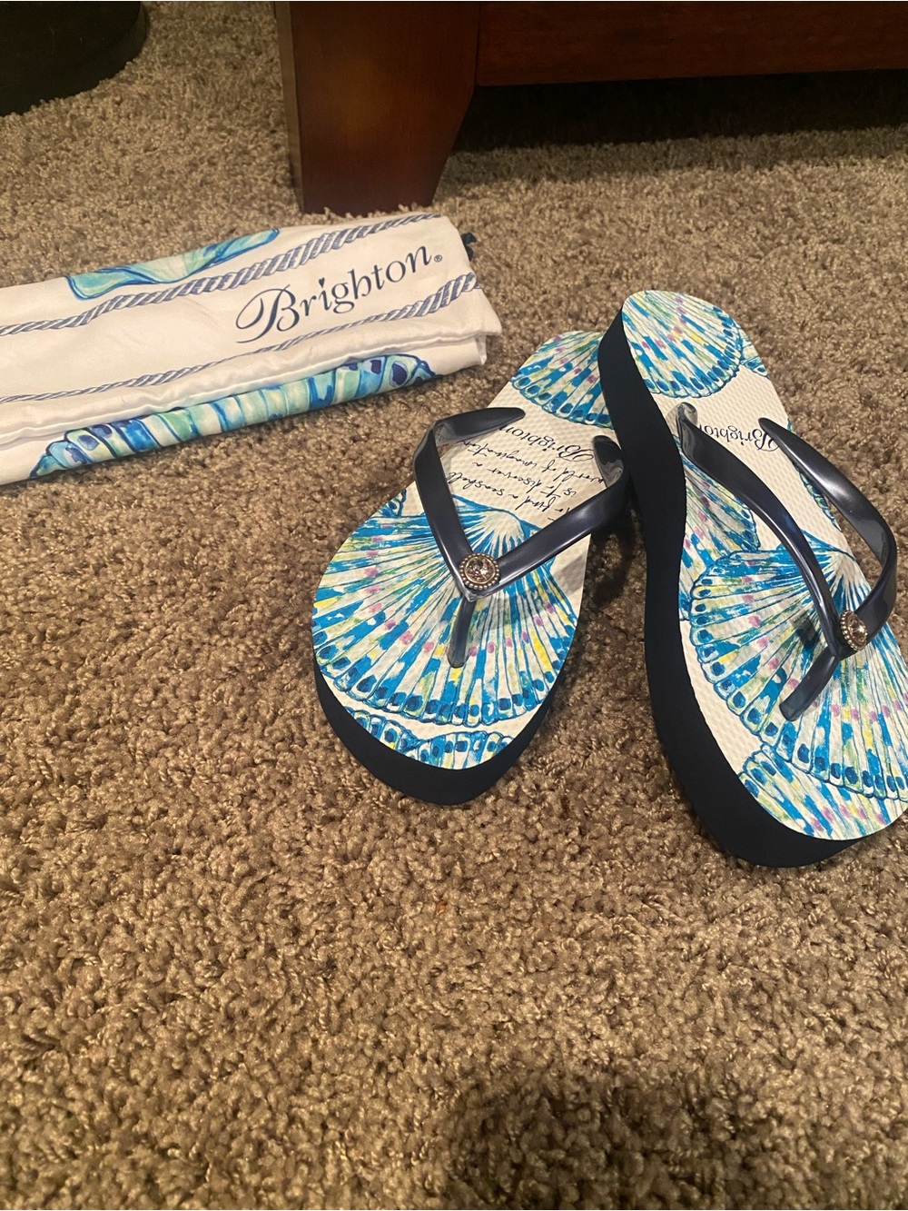 NWOT Brighton Flip Flops